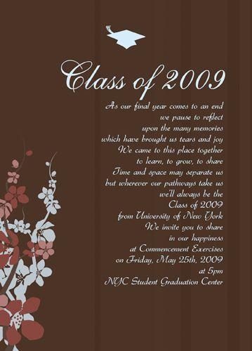 high school graduation invitation templates