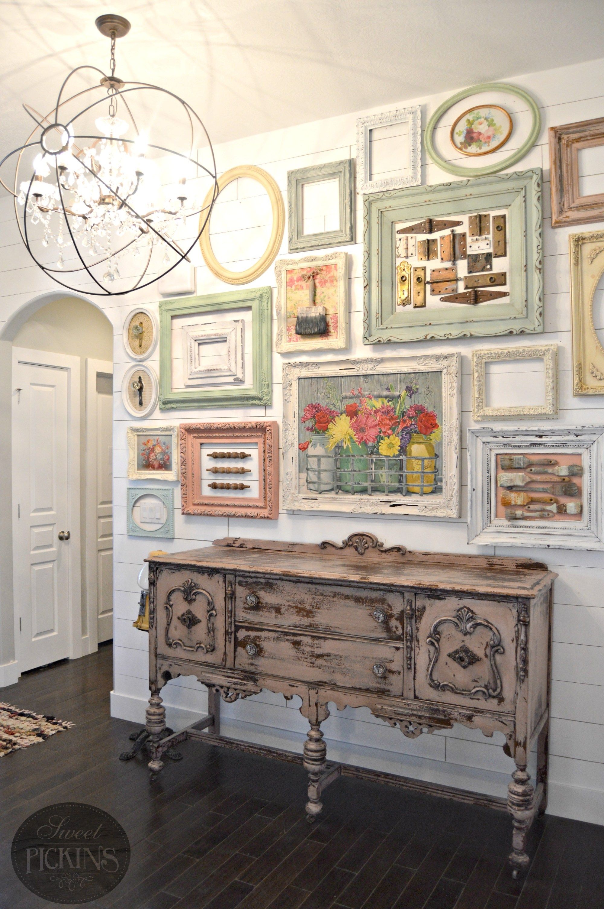Finished Entry Way – Gallery Wall in 2020 | Home decor, Decor, Dining