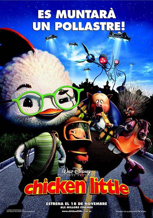 Chicken Little 2005 Peliculas De Disney Peliculas De Animacion Peliculas Viejas De Disney