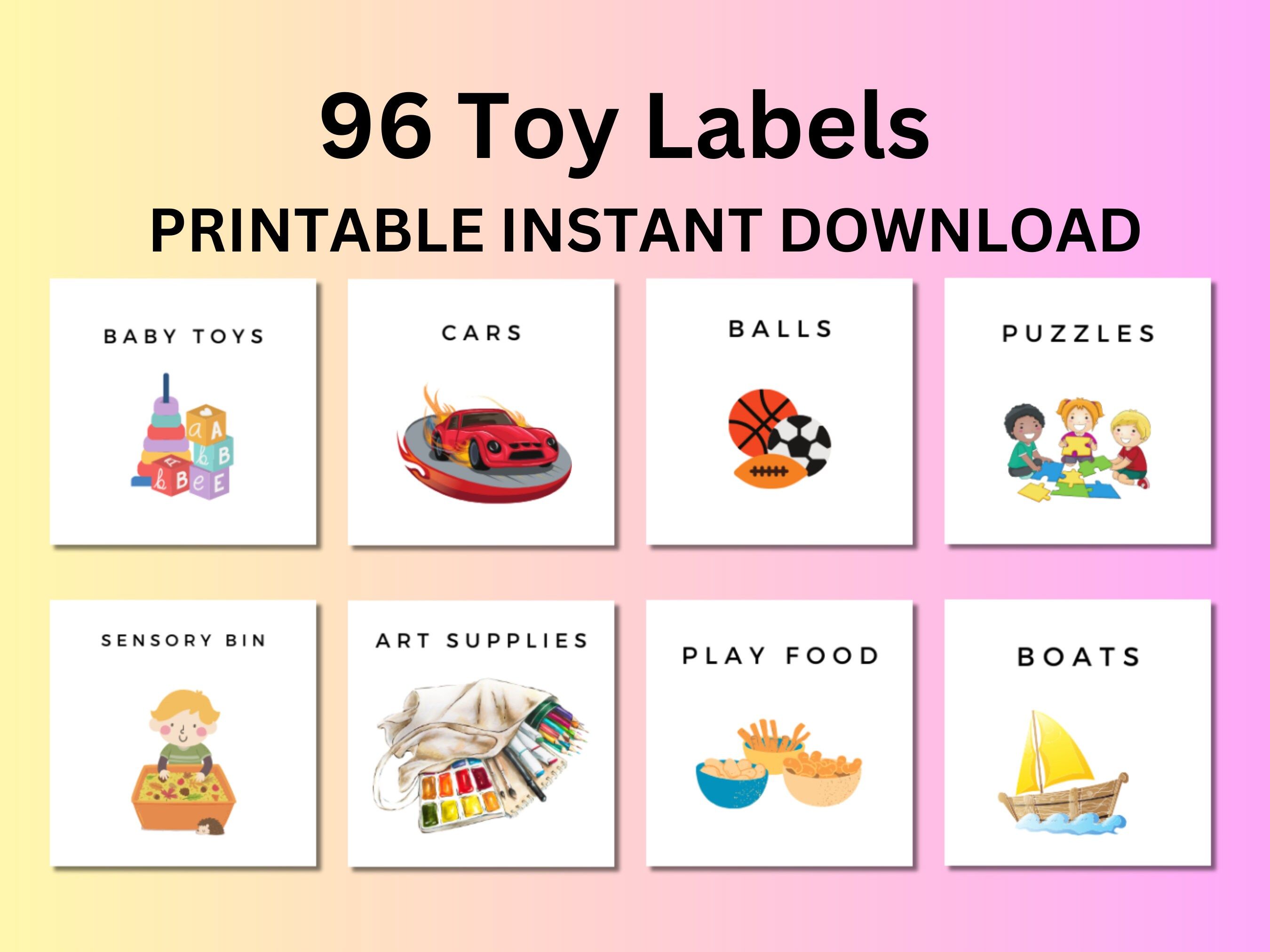 Toy Labels Printable Toy Organization Toy Storage Organization Toy Labels Printable Toy Organization Toy Storage Organization