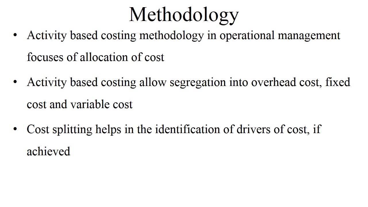 Cost accounting homework help