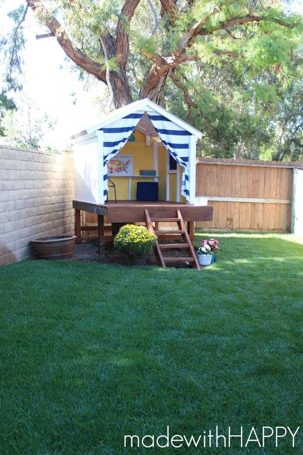 17 Awesome Treehouse Ideas For You And The Kids Pinterest Treehouse Ideas | Amazing DIY Backyard Playhouse for Kids, check it out at http://pioneersettler.com/treehouse-ideas/ - 17 Awesome Treehouse Ideas For You And The Kids Pinterest