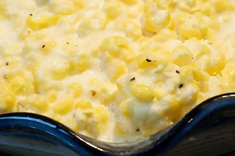 Fresh Corn Casserole #hominycasserolepioneerwoman