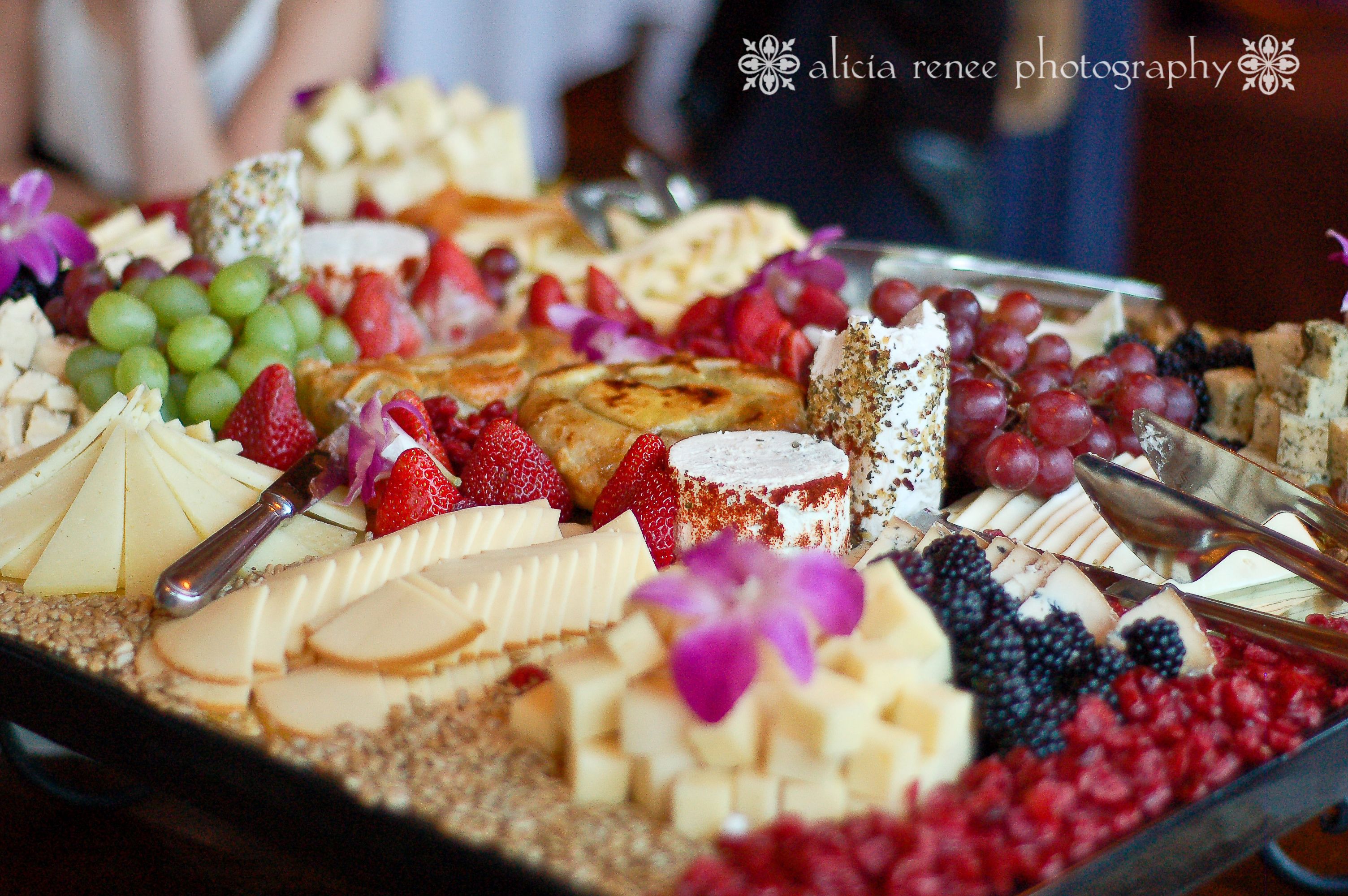 Reception Flowers Decor Food Cheese Appetizers Hors