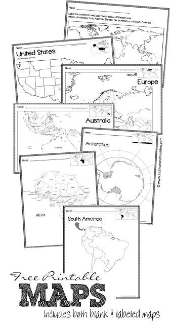 free printable blank maps