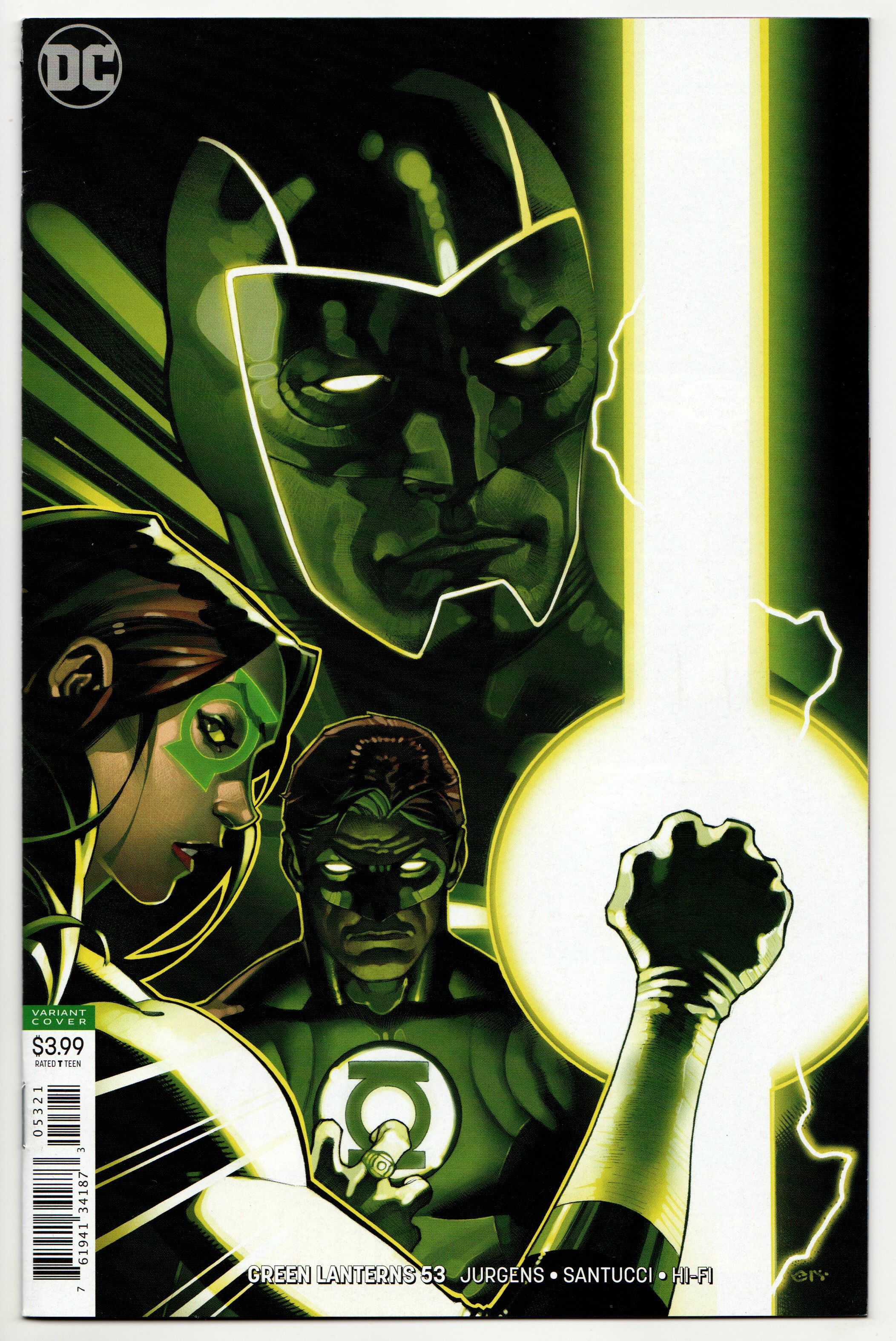 VF DC, 2018 Green Lanterns #53 Rebirth Variant Cvr