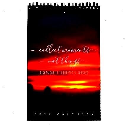 Page Calendar -Sunsets Quotes Landscape Photos One Page Calendar - Edited witLandscape Photos One