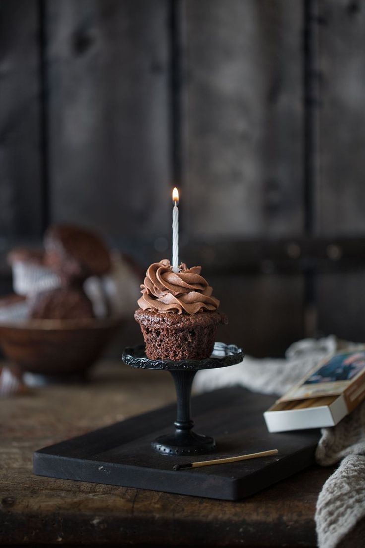 Schokoladen Cupcakes mit Schoko-Buttercreme #cupcakesrezepte