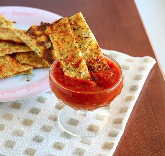 Cauliflower Bread Sticks Healthy Food Food Processor Recipes