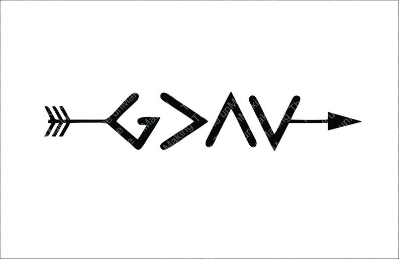 Download God is greater svg, God is greater than the highs and lows ...