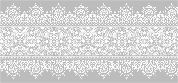 vintage lace border stencils