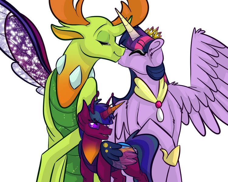 Analysis results by tejedora on DeviantArt Mlp Twilight, Twilight Sparkle, Mlp Thorax, Greyscale, Three Kids, Make Time, Cousins, Detailed Image, My Little Pony