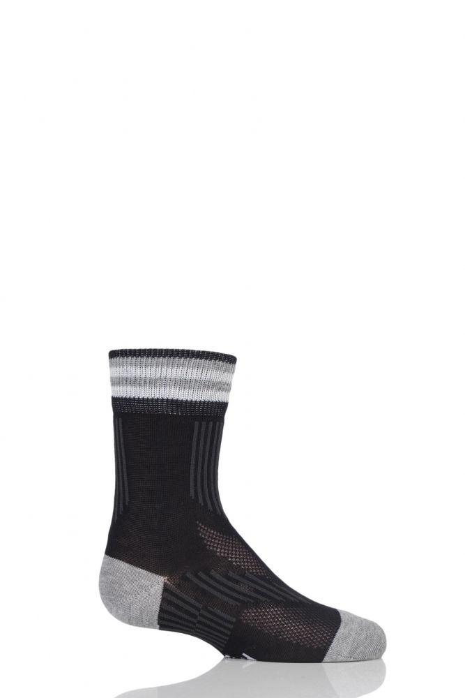Boys and Girls 1 Pair Falke Run and Win Cotton Sneaker Socks