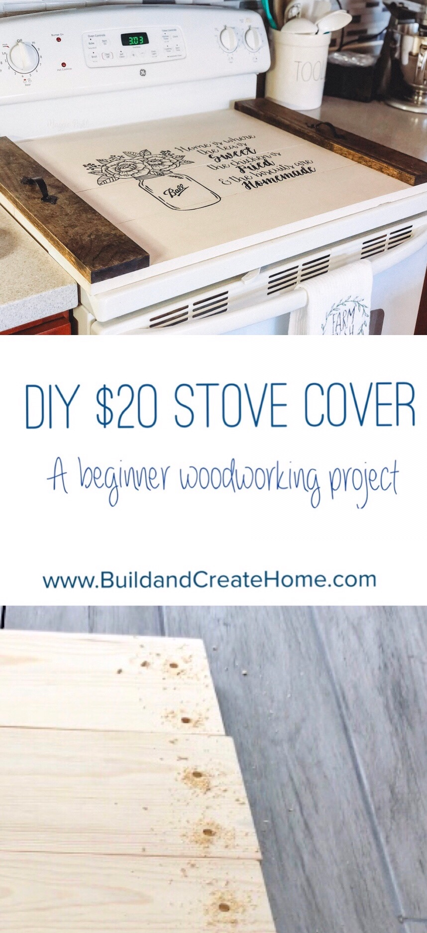 DIY Stove Cover / Noodle Board