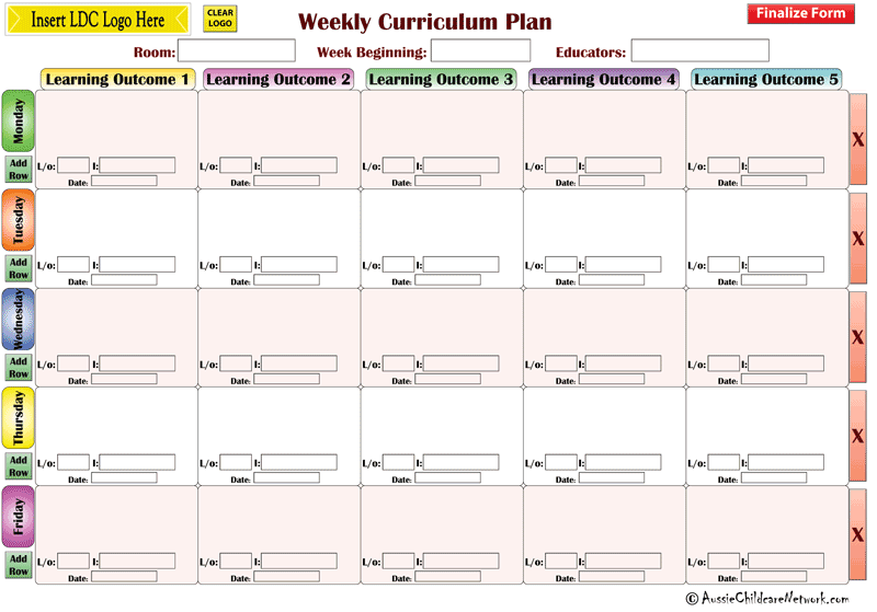 teacher curriculum template thevillas co