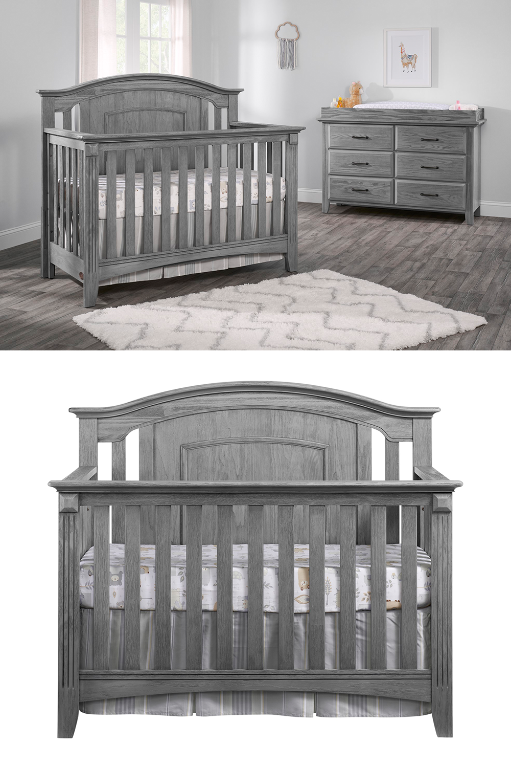 Creations Baby Summer S Evening Convertible Crib In Espresso 6469 522 6469 402 Baby Cribs Convertible Baby Nursery Furniture Baby Furniture Stores