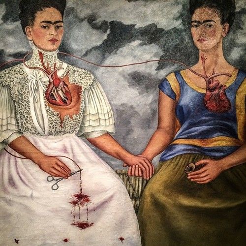 50 Años 50 Obras Frida Kahlo Las Dos Fridas Frida Kahlo Pinturas Frida Kahlo Fotos Pinturas Frida