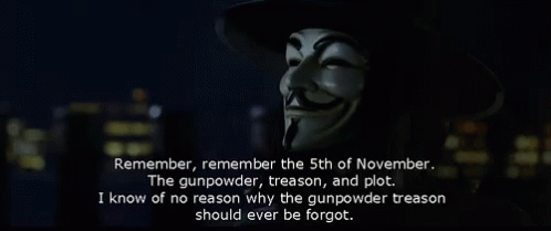 Guy Fawkes VFor Vendetta GIF - GuyFawkes VForVendetta - Discover & Share GIFs | V for vendetta, V for vendetta comic, Vendetta