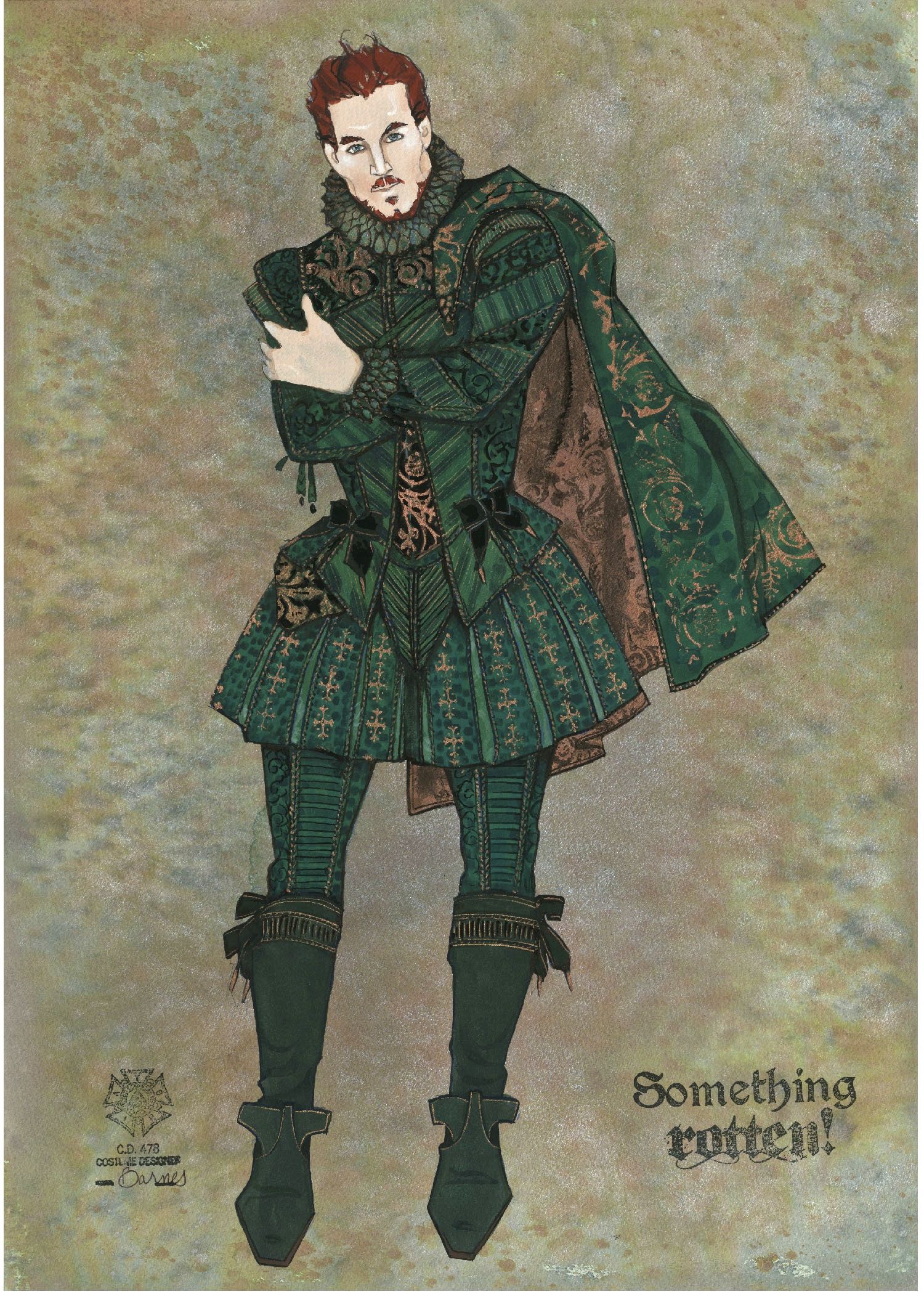 Costume Concept Art For Broadway s Something Rotten 2015 A costume-concept-art-for-broadway-s-something-rotten-2015-a