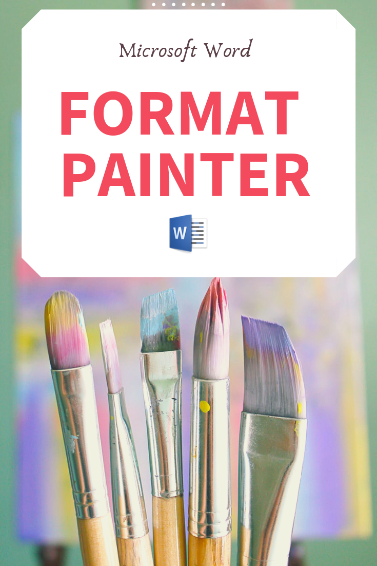 Format Painter Microsoft Word Format Word Skills Paperless Classroom
