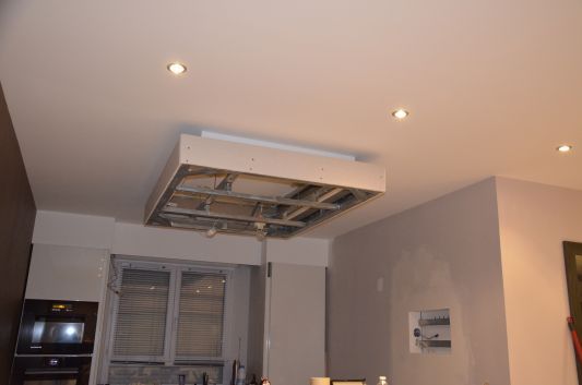 Fabrication du0027une rampe de spots Ceiling lights, Ceilings and Lights - placo plafond salle de bain Fabrication du0027une rampe de spots Ceiling lights, Ceilings and Lights - placo plafond salle de bain