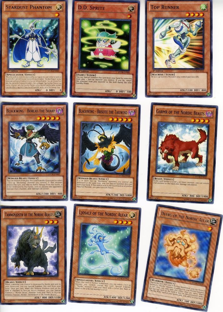yugioh 50 cards of storm of ragnarok 5d series booster