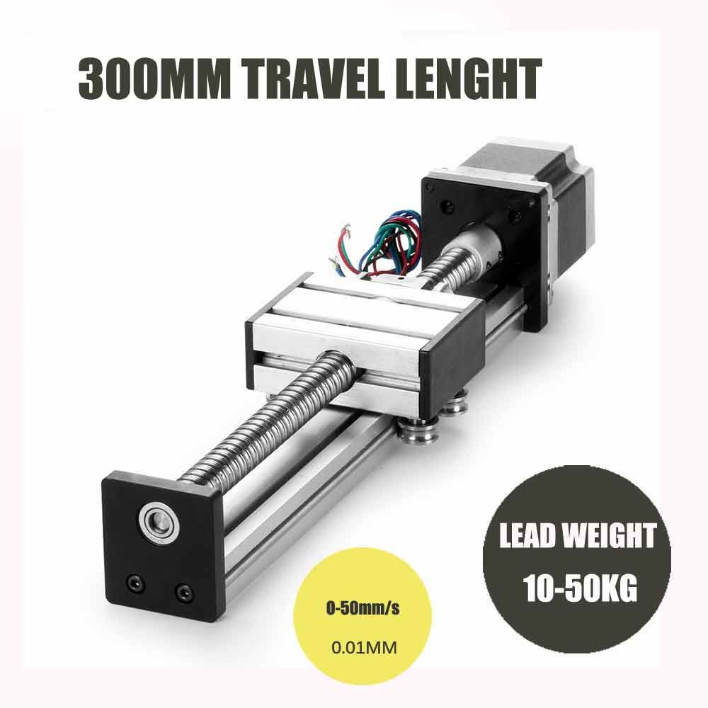 linear motion module 300mm travel length ballscrew 1605 sliding