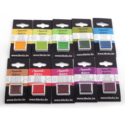 Aquarelle Cotman Boite Plastique Sketchers 12 Demi Godets