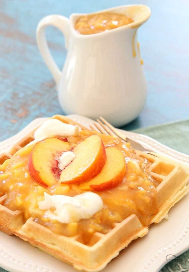 Easy Homemade Peach Syrup recipe Syrup recipe, Peach