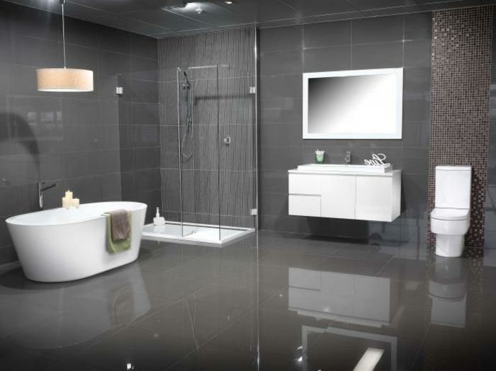 Wandfarben Wohnzimmer Grau interessantes badezimmer - graue - wandfarbe grau Wandfarben Wohnzimmer Grau interessantes badezimmer - graue - wandfarbe grau