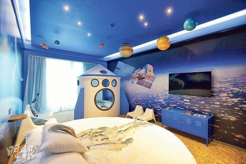 Colourful Solar System Mural Wallpaper Wallsauce Uk Space Themed Bedroom Outer Space Bedroom Bedroom Themes