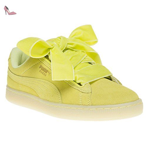 basket puma femme jaune