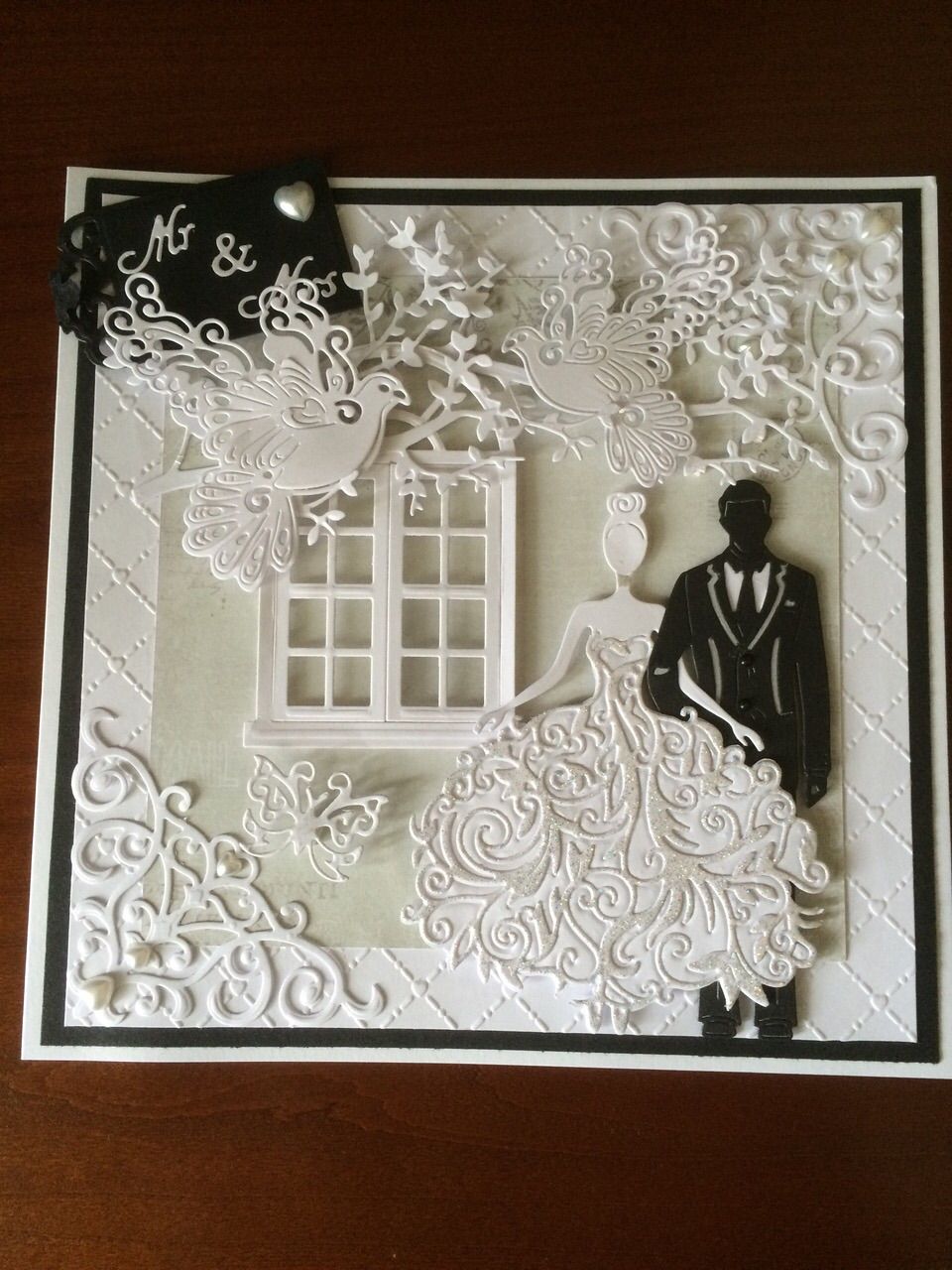 my make using tattered lace bella george dies wedding