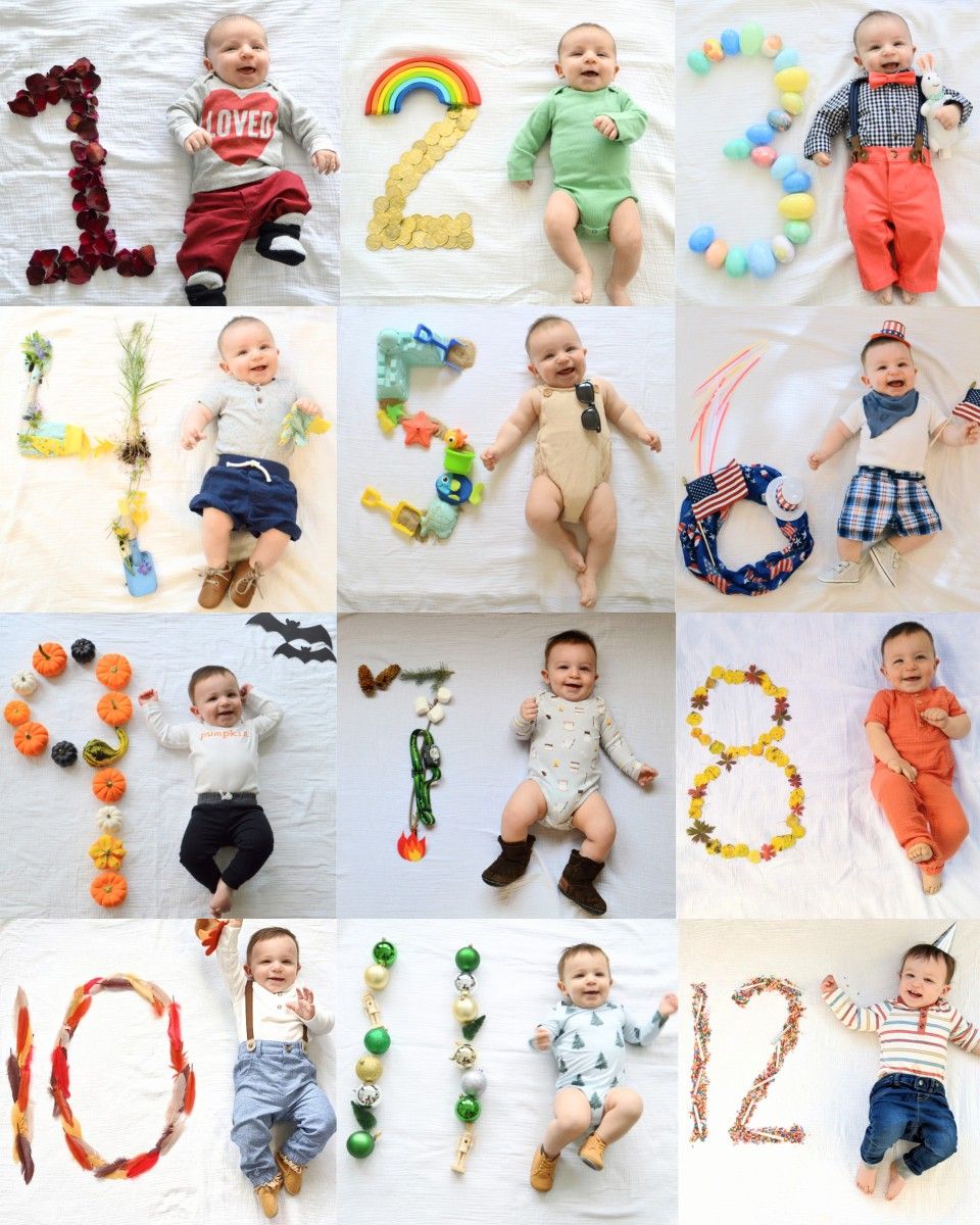 15 Adorable Monthly Baby Picture Ideas Artofit