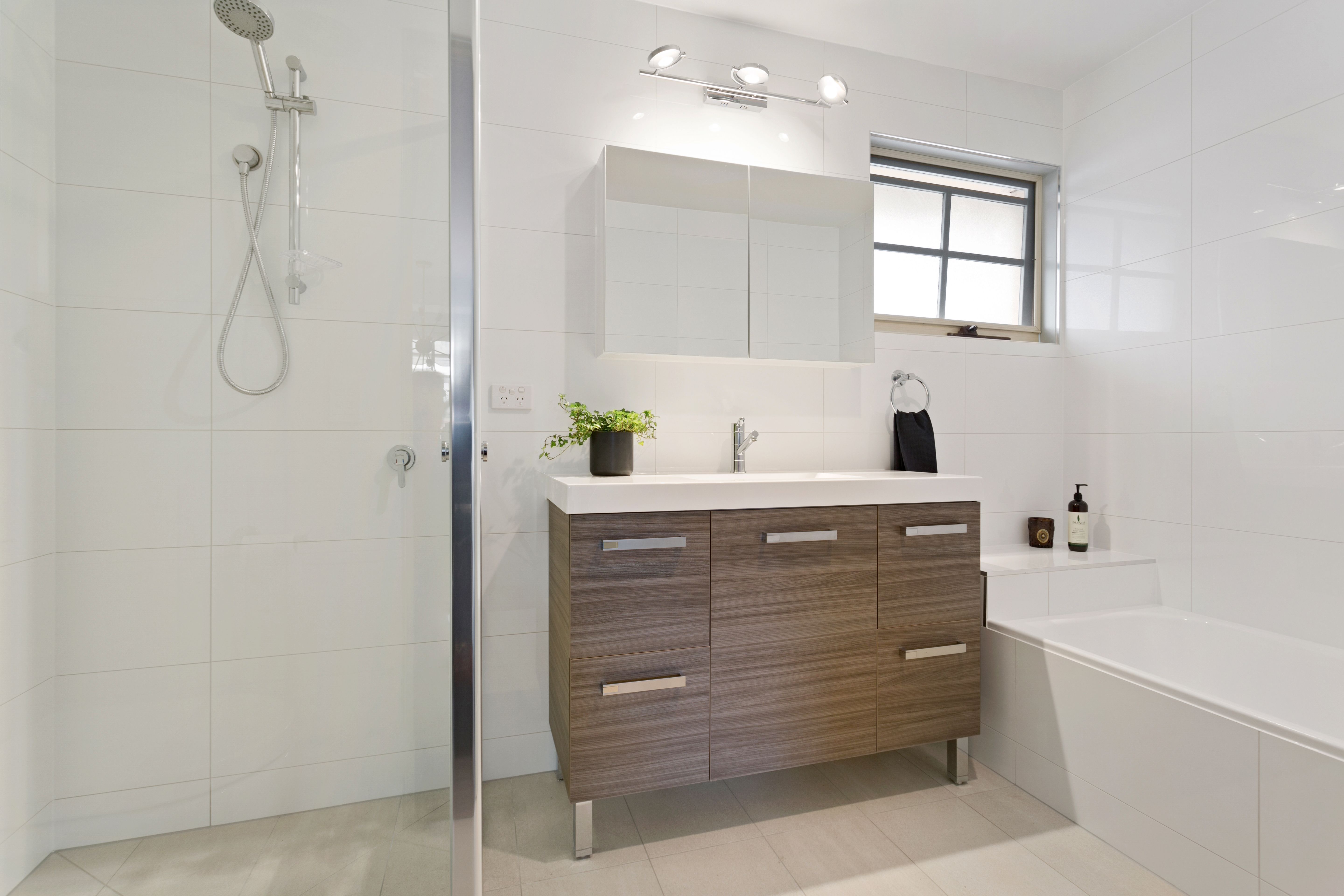 Bathroom Renovation By Urban Sensations #Bathroom #White #Neutral #Wood Bathroom Renovation By Urban Sensations #Bathroom #White #Neutral #Wood
