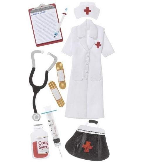 Jolee S Boutique Le Grande Dimensional Sticker Nurse Joann Hemsireler