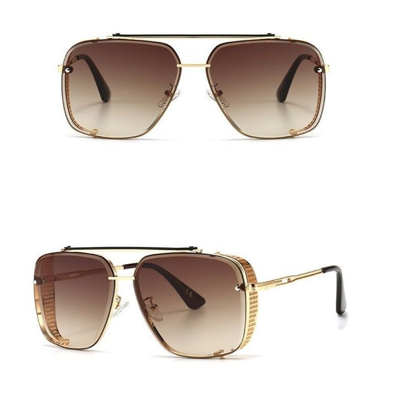 Os Óculos de Sol Quadrado Steampunk UV400 trazem sempre em suas composições, um visual cheio de atitude estilo e personalidade.Produzido com materiais de qualidade, lentes que garantem maior durabilidade.É um óculos com visual moderno e descontraído. Material da Estrutura: Liga Atributo óptico de lentes: gradiente Atributo óptico de lentes: UV400 Tipo de óculos: óculos de sol Altura da lente: 53 mm Material de lentes: acrílico Tipo de item: óculos Largura da lente: 55 mm Steampunk, Sunglasses, Shopping, Products, Attitude, Garter, Personality, Lenses, Trendy Tree