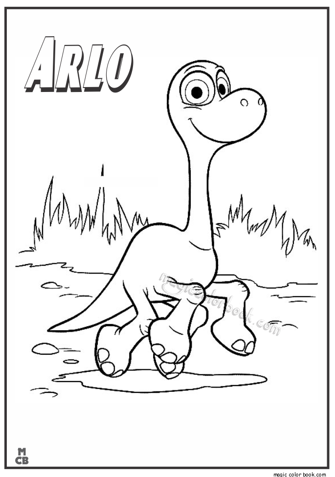 Download Pin by Magic Color Book on The Good dinosaur Coloring ...