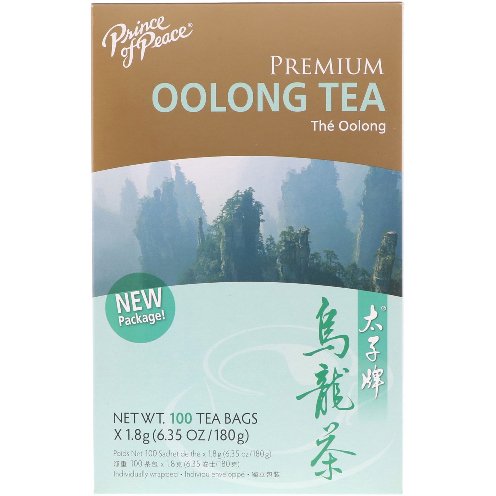 Fujian Wuyi Wulong Oolong Tea Bags 60 Bags