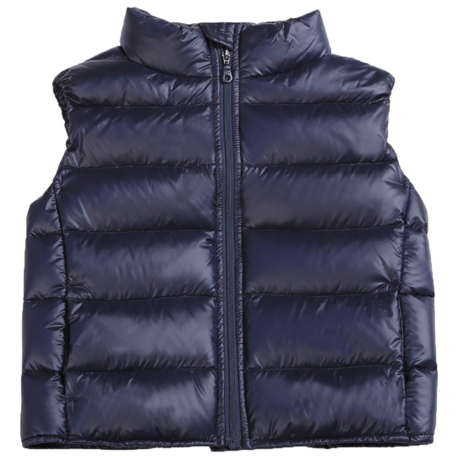 Blue Happy Cherry Kids Winter Warm Puffer Packable Down Jacket Coat for Boys and Girls