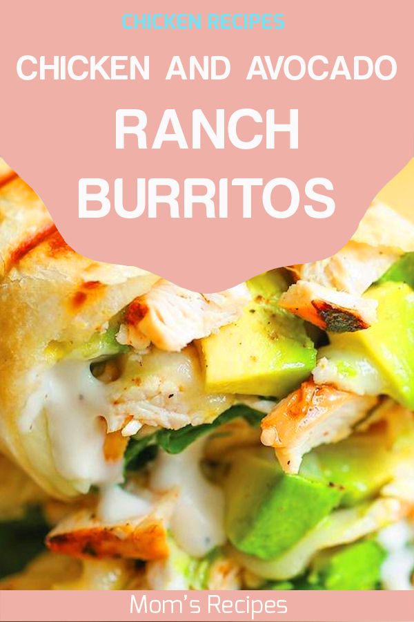Chicken And Avocado Ranch Burritos Chicken Recipes Healthy - Healthy chicken recipes easy quick #healthy #chicken #recipes #easy #quick Chicken And Avocado Ranch Burritos Chicken Recipes Healthy
