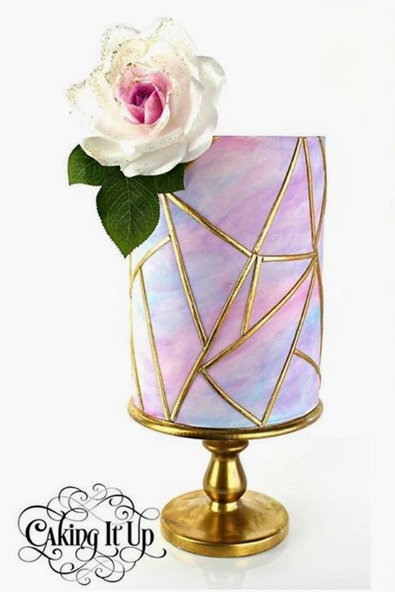 36 Trendy Marble Wedding Cakes