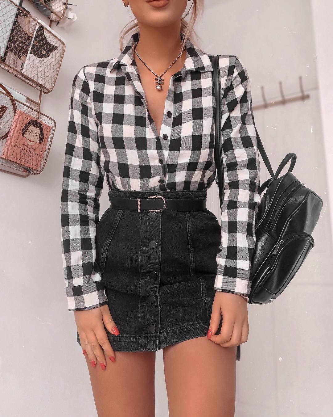 Edgy Outfits, Teen Fashion Outfits, Retro Outfits, Mode Outfits, Cute Casual Outfits, Skirt Outfits, Look Fashion, Fall Outfits, Summer Outfits