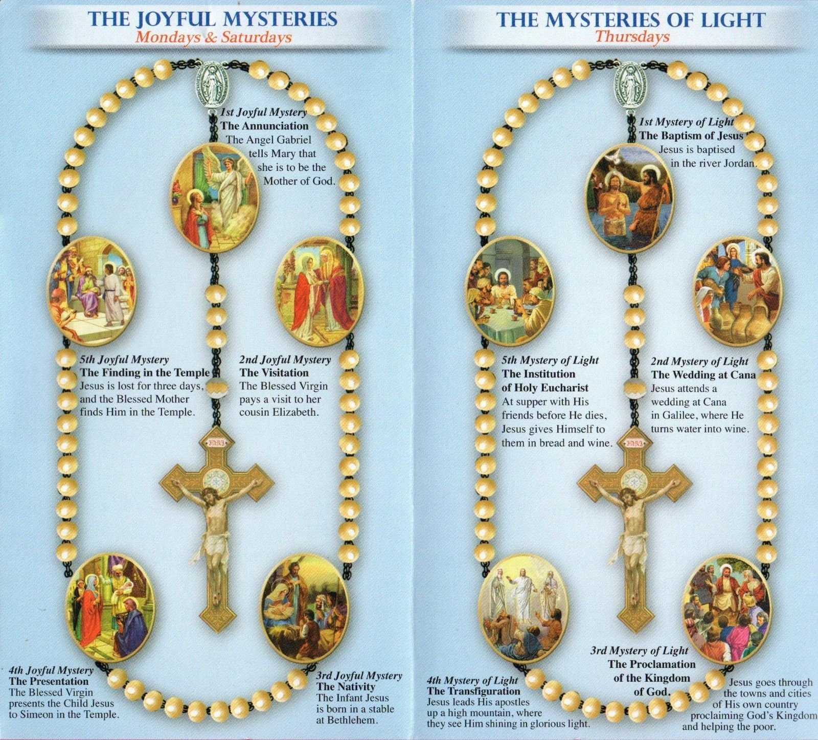 Details about Pray the Rosary Pamphlet Includes All 4
