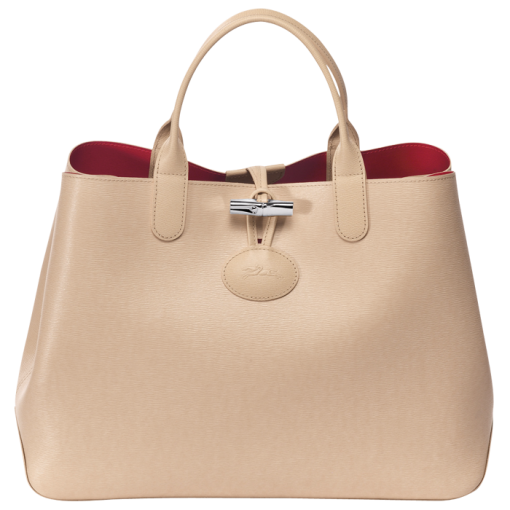 Medium tote bag - ROSEAU RÉVERSIBLE - Handbags - Longchamp - Sandy ... Medium tote bag - ROSEAU RÉVERSIBLE - Handbags - Longchamp - Sandy ...
