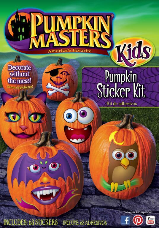 Haloween Pumpkin Decorating Kits Halloween Crafts For Kids Fun
