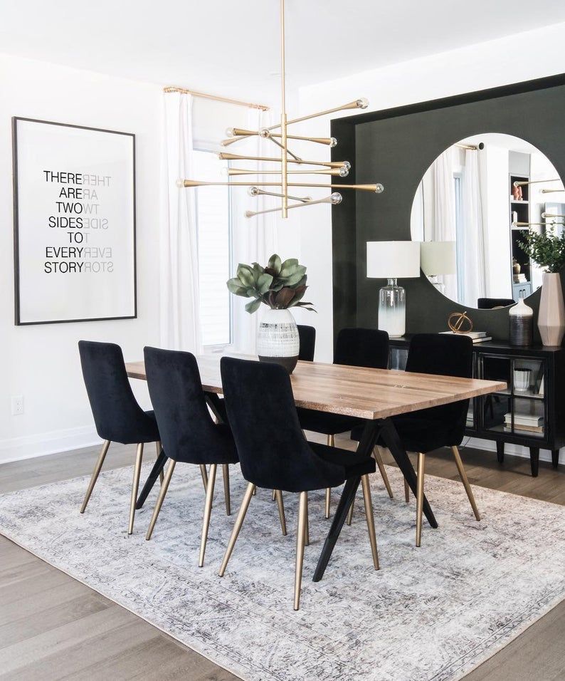 Two Sides Poster Two Sides Quote Print There Are Two Sides To Every Story Poster Mirror Quote Minimalist Print Fading Typography Design Dining Room Design Modern Dining Room House Interior