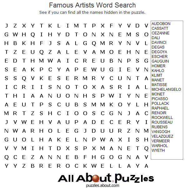 Find 6 Hidden Words
