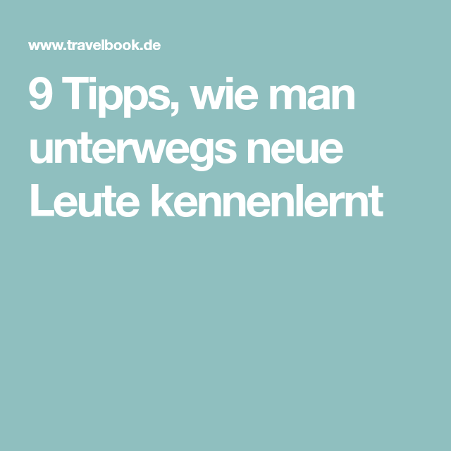 portal leute kennenlernen