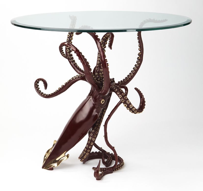 Giant Squid Table Kirk Mcguire Bronze Sculpture De En Métal Poisson - Monaco Sculpture Coffee Table Giant Squid Table Kirk Mcguire Bronze Sculpture De En Métal Poisson - Monaco Sculpture Coffee Table